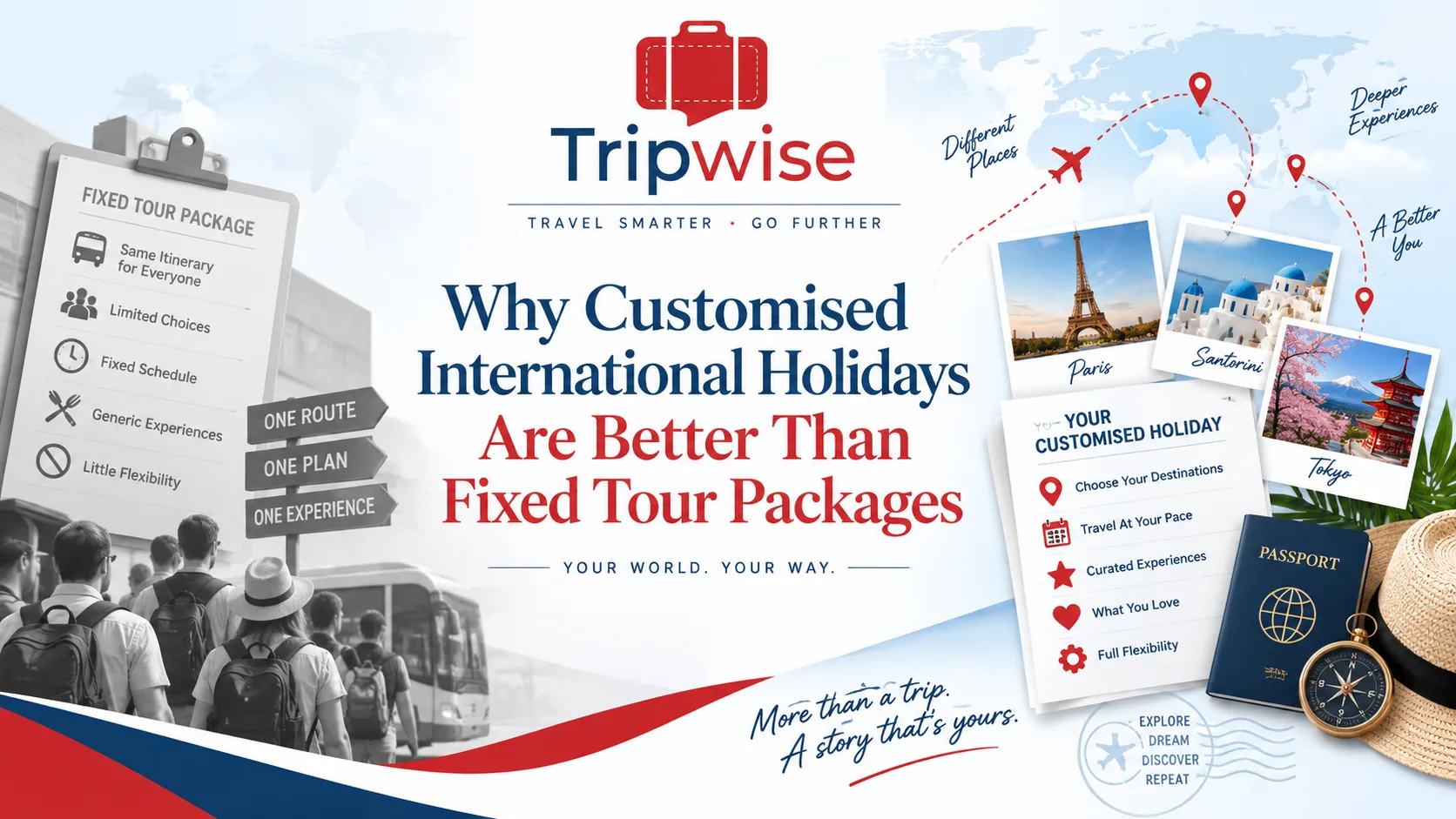 Why Customised International Holidays Are Better Than Fixed Tour Packages